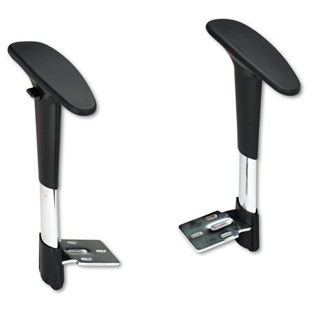 SAFCO Adjustable Arms, Black, PK2 3495BL